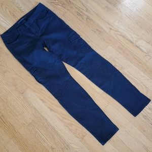Joe's Jeans black skinny cargo jeans